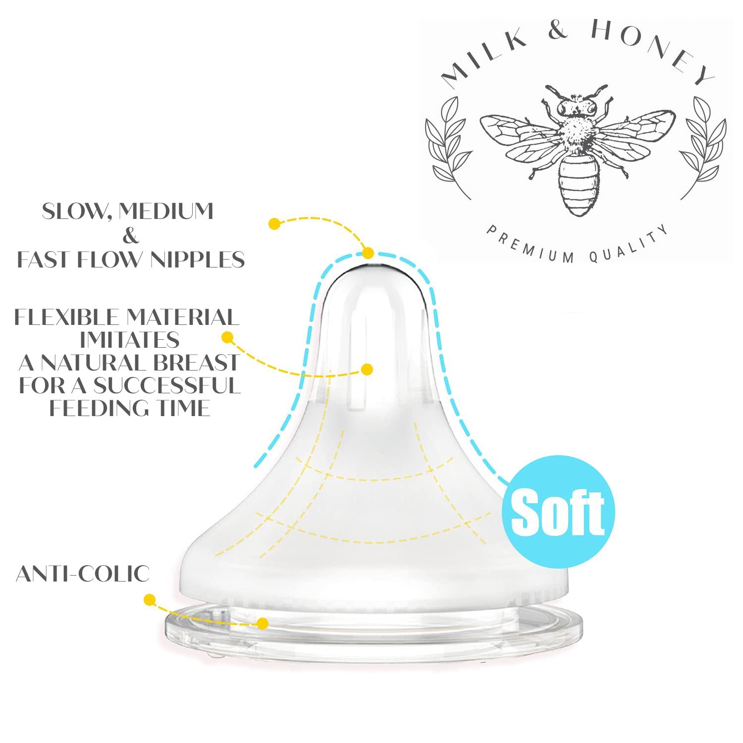 Baby milk bottle best sale nipple